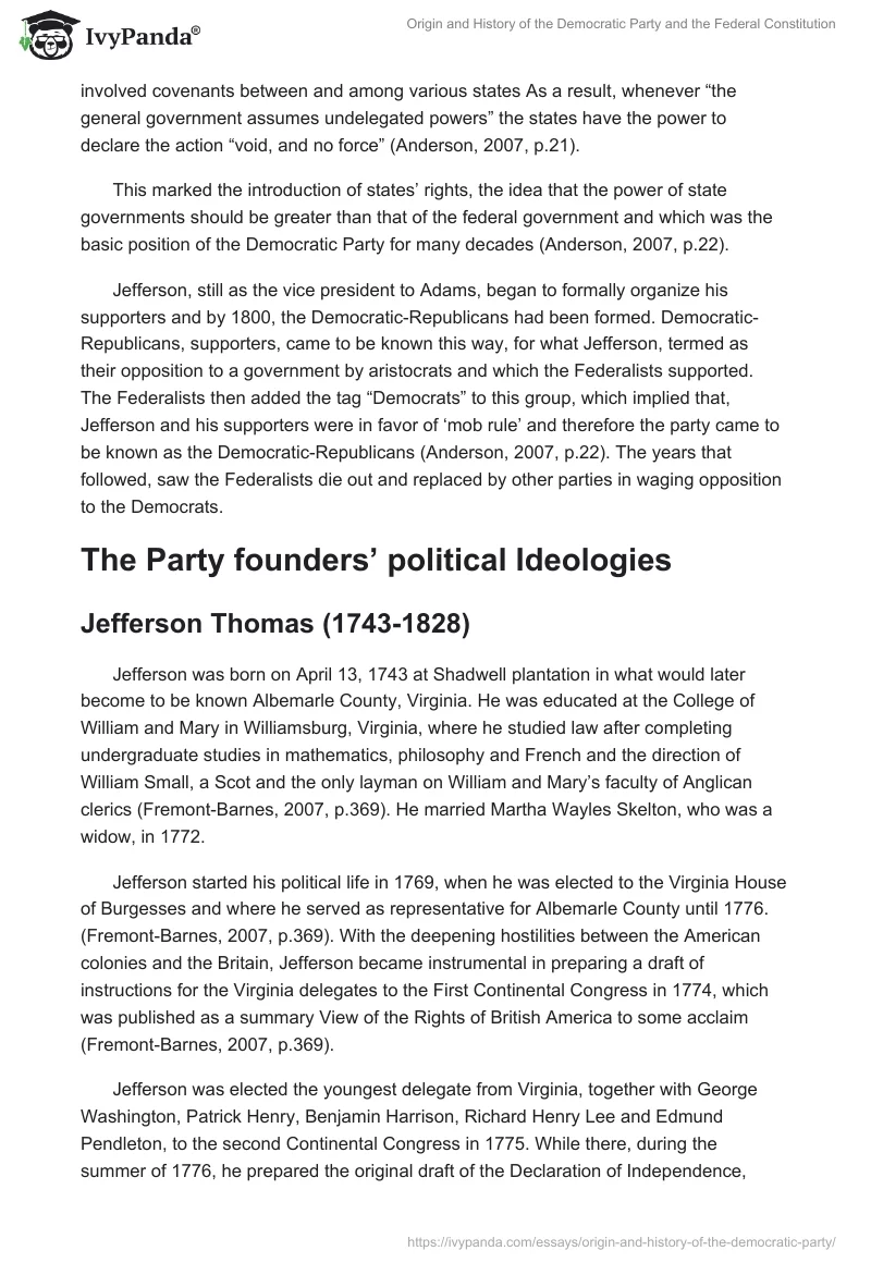 Origin and History of the Democratic Party and the Federal Constitution. Page 3