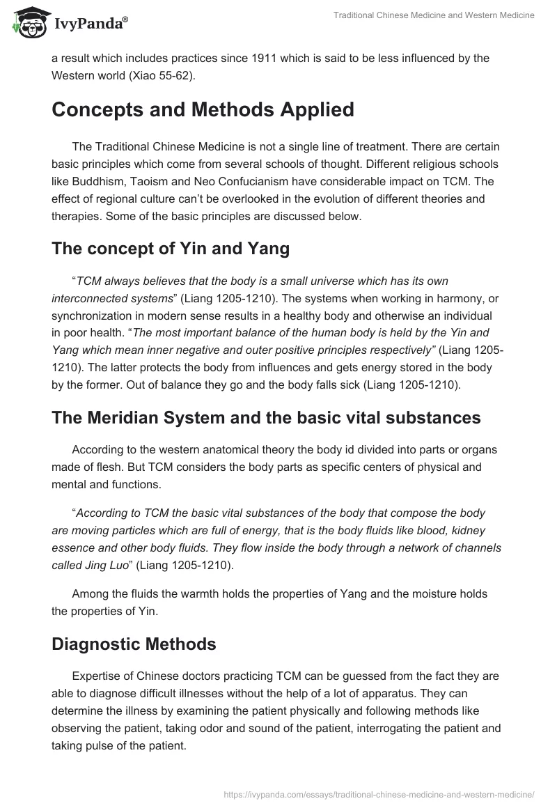Traditional Chinese Medicine and Western Medicine. Page 3