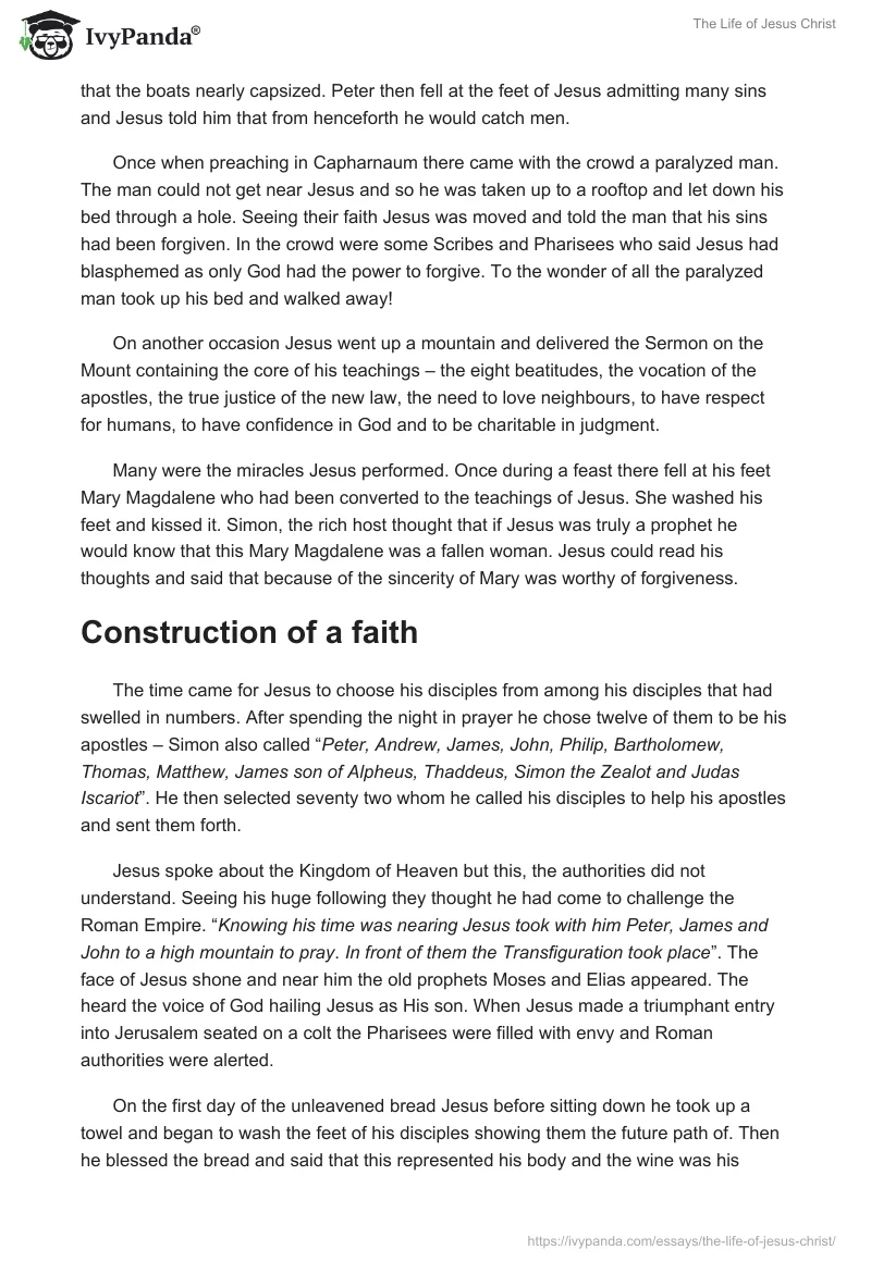 The Life of Jesus Christ. Page 4