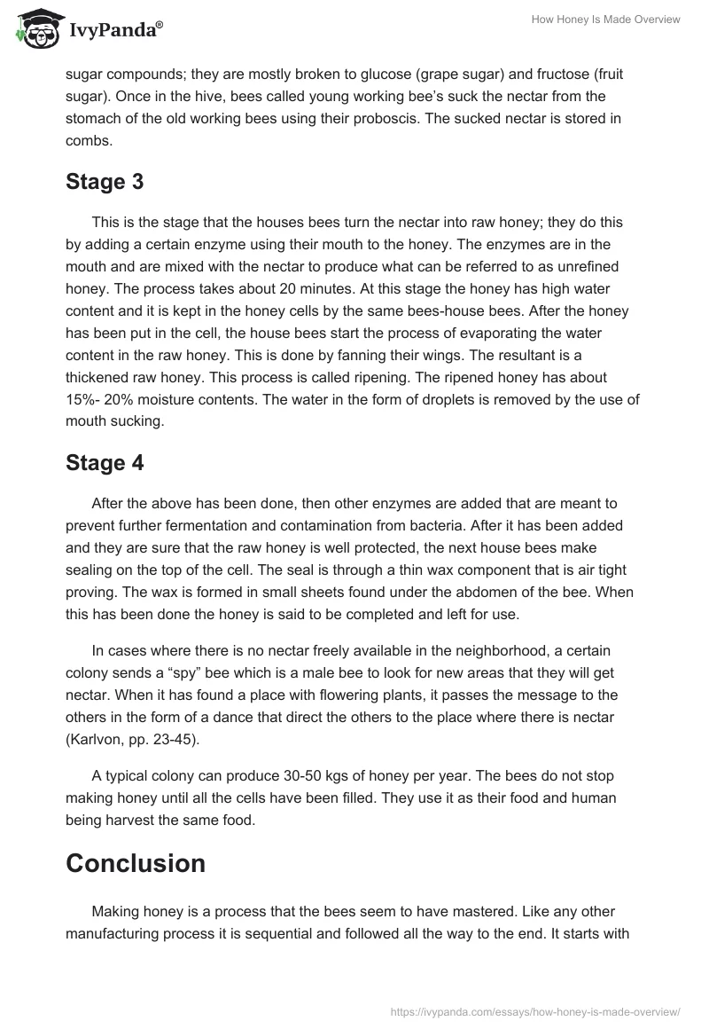 How Honey Is Made Overview. Page 2