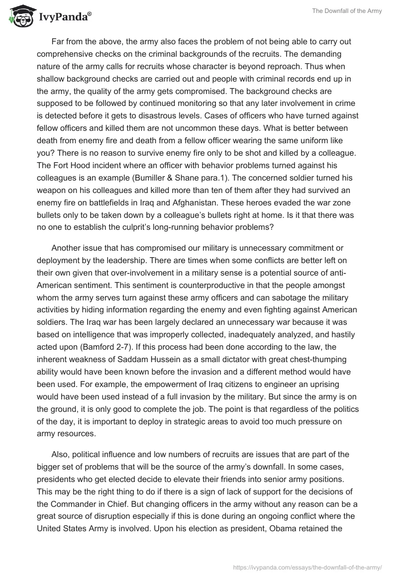 The Downfall of the Army. Page 2