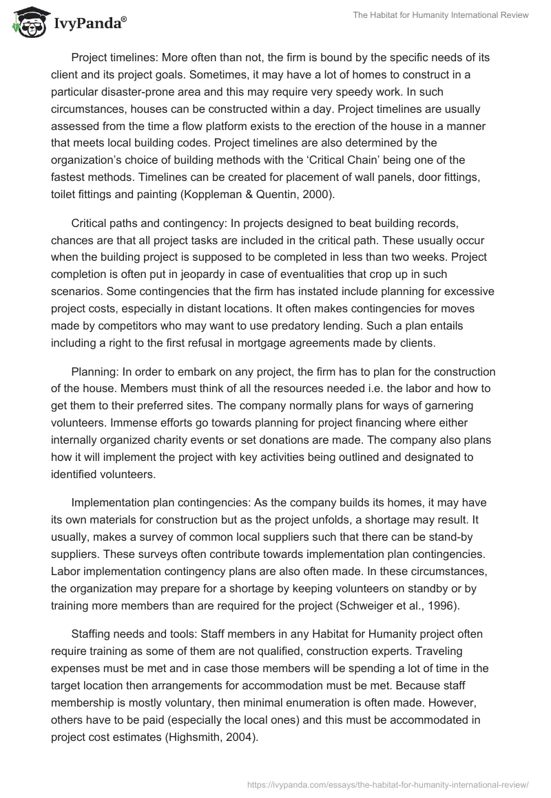 The Habitat for Humanity International Review. Page 3