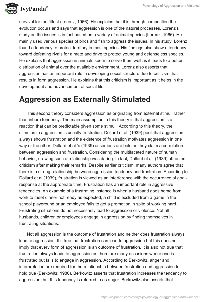 Psychology of Aggression and Violence. Page 4