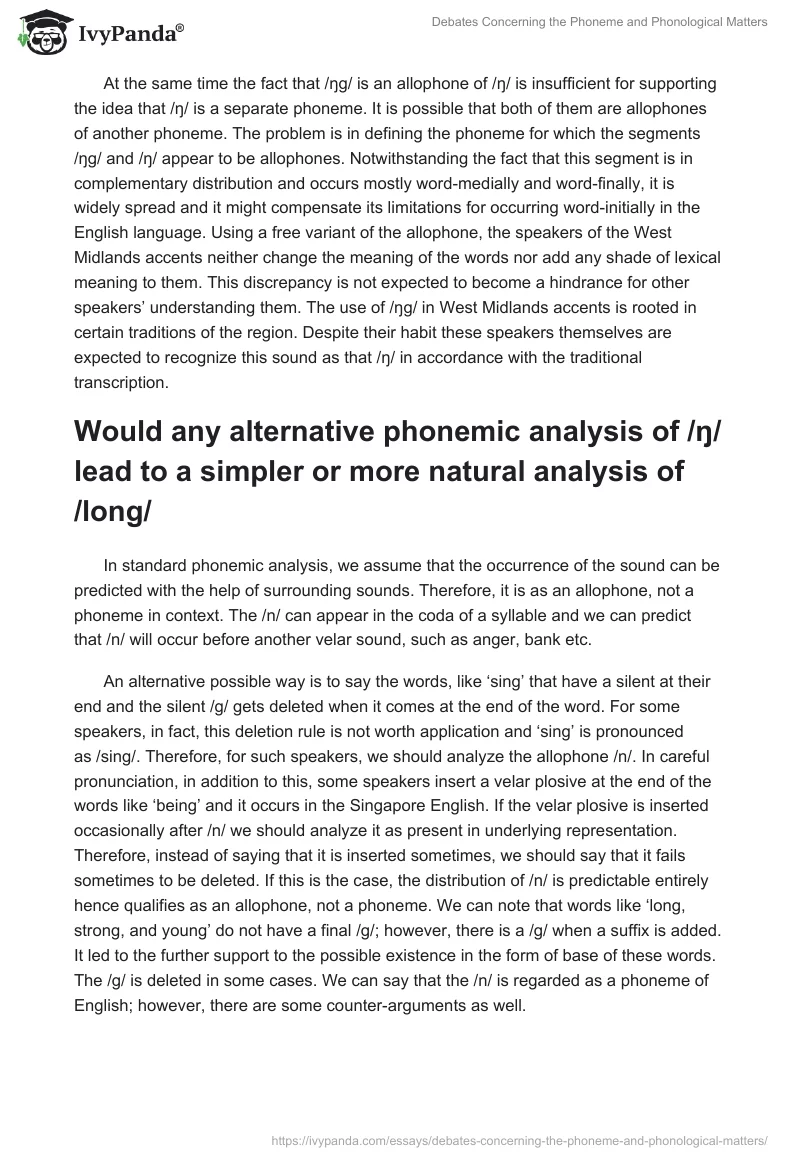 Debates Concerning the Phoneme and Phonological Matters. Page 4