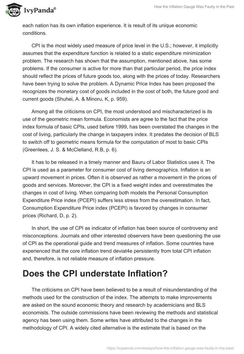 How the Inflation Gauge Was Faulty in the Past. Page 2