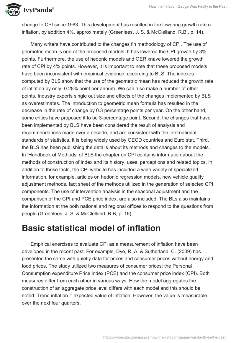 How the Inflation Gauge Was Faulty in the Past. Page 3