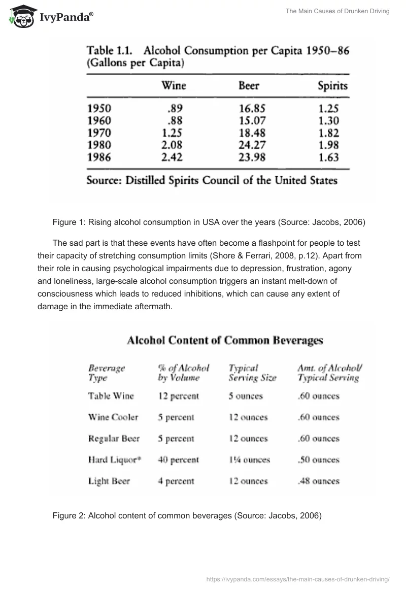 The Main Causes of Drunken Driving. Page 2