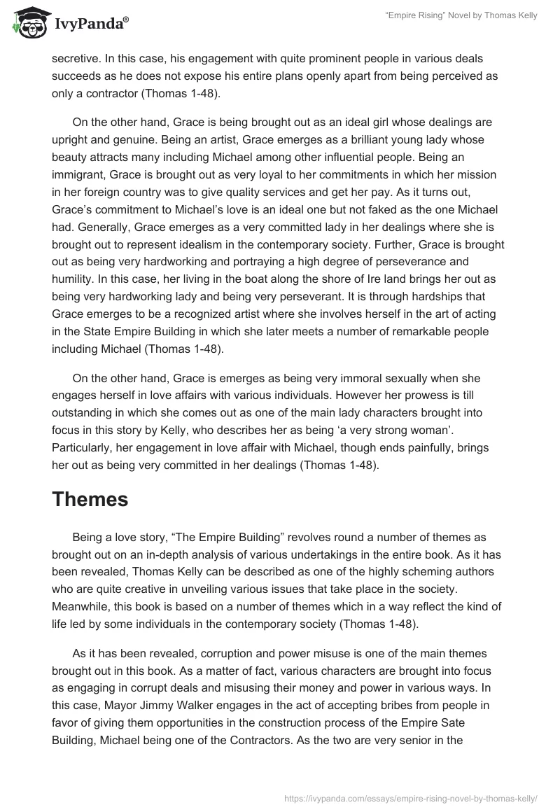 “Empire Rising” Novel by Thomas Kelly. Page 4