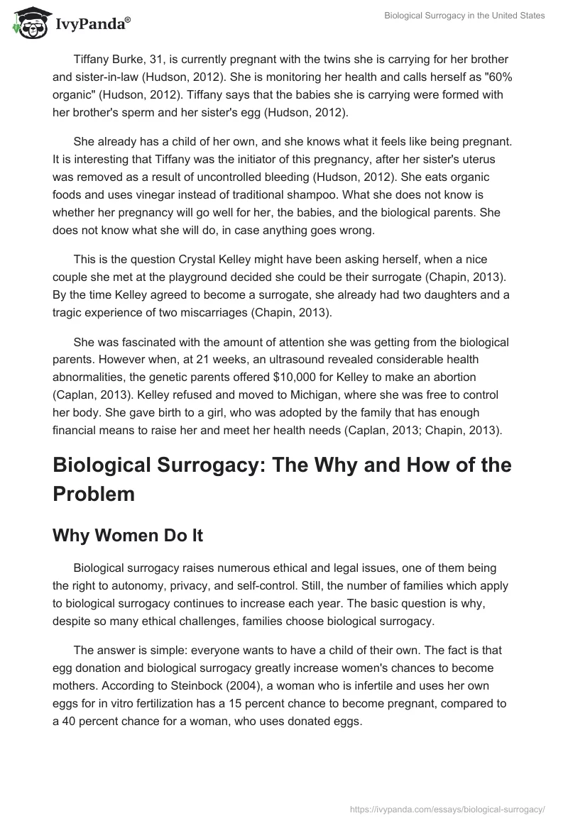 Biological Surrogacy in the United States. Page 2