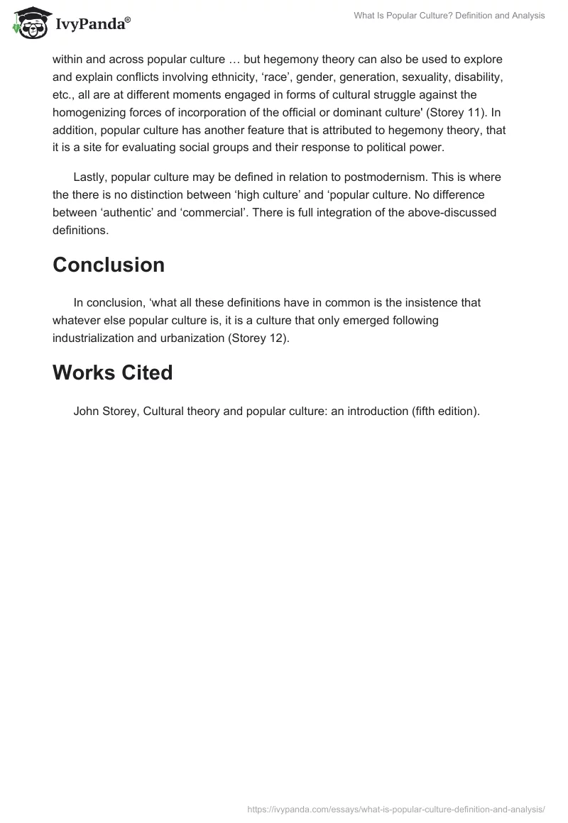 What Is Popular Culture? Definition and Analysis. Page 4