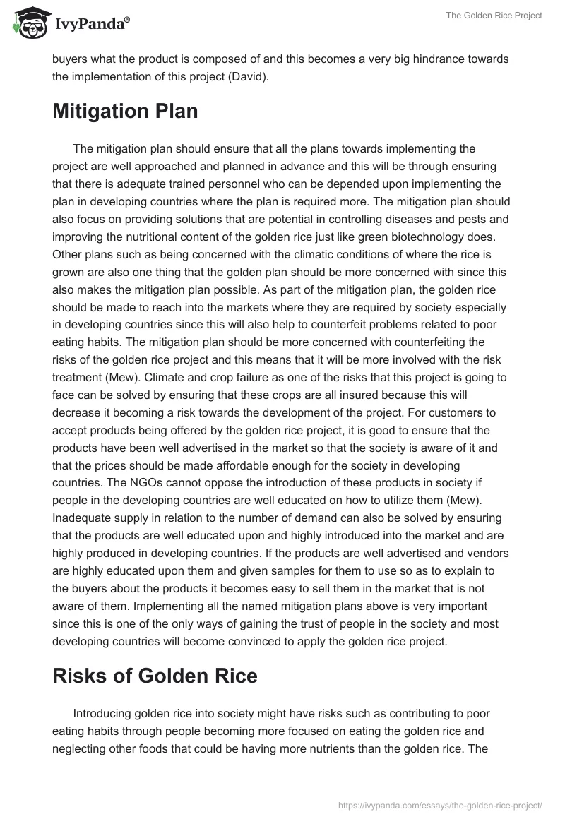 The Golden Rice Project. Page 4