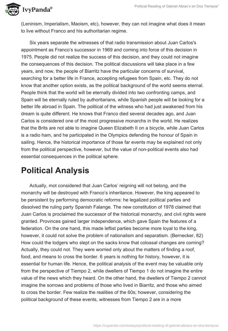 Political Reading of Gabriel Albiac’s "en Dos Tiempos”. Page 3
