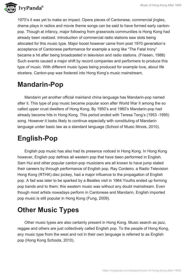 Music of Hong Kong After 1945. Page 2