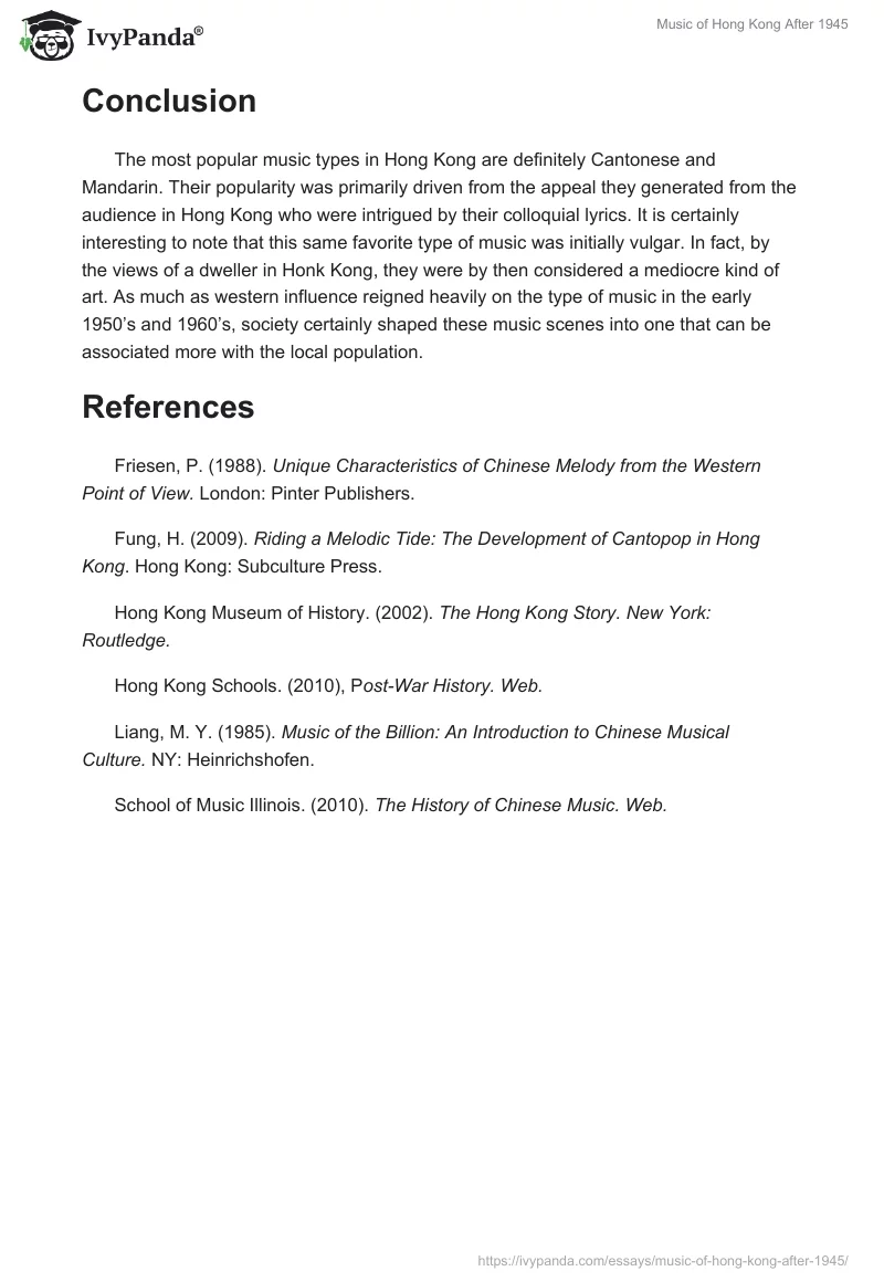 Music of Hong Kong After 1945. Page 3