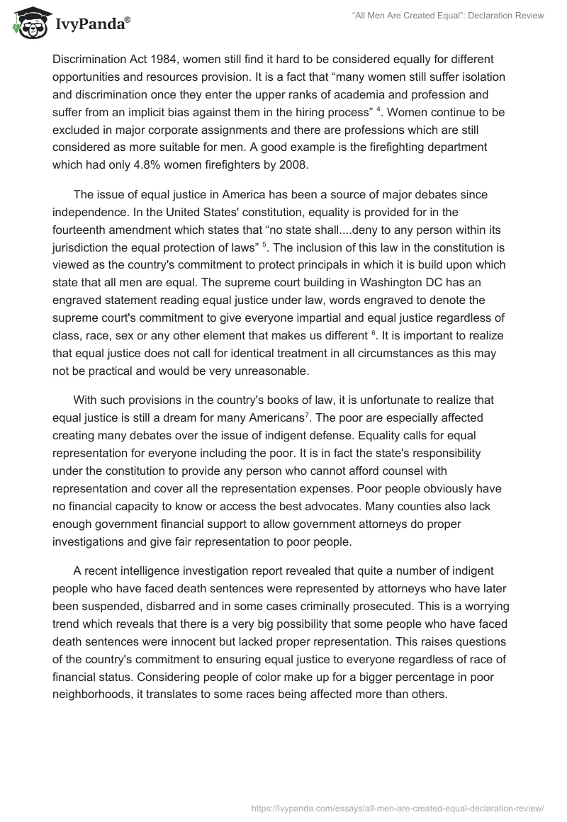 “All Men Are Created Equal”: Declaration Review. Page 3