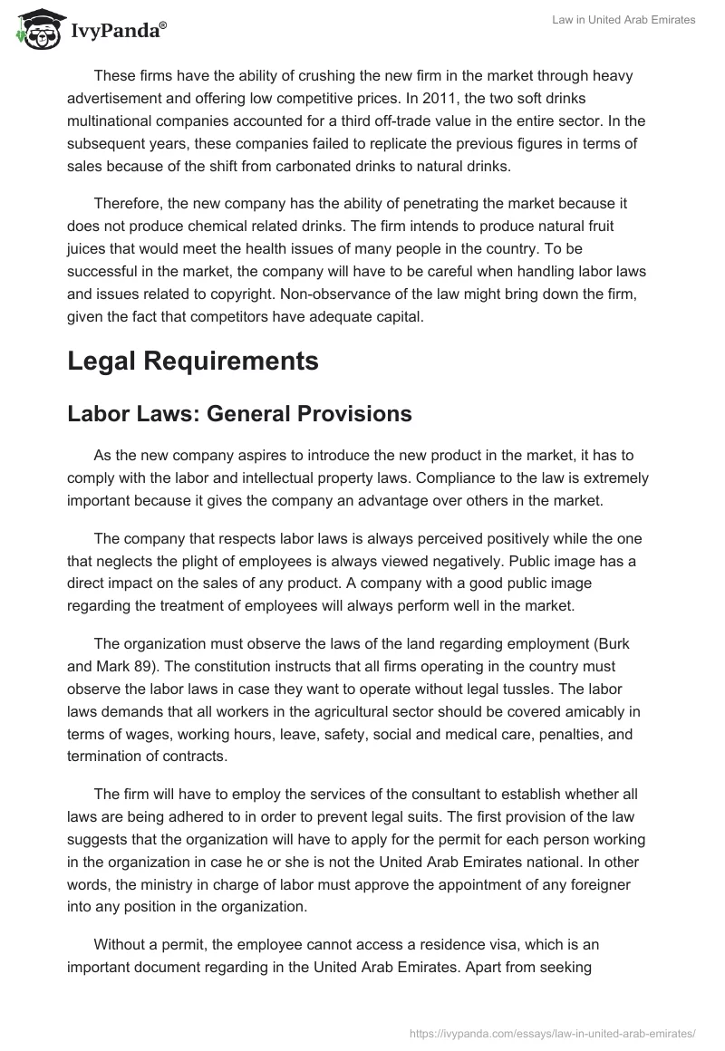 Law in United Arab Emirates. Page 2