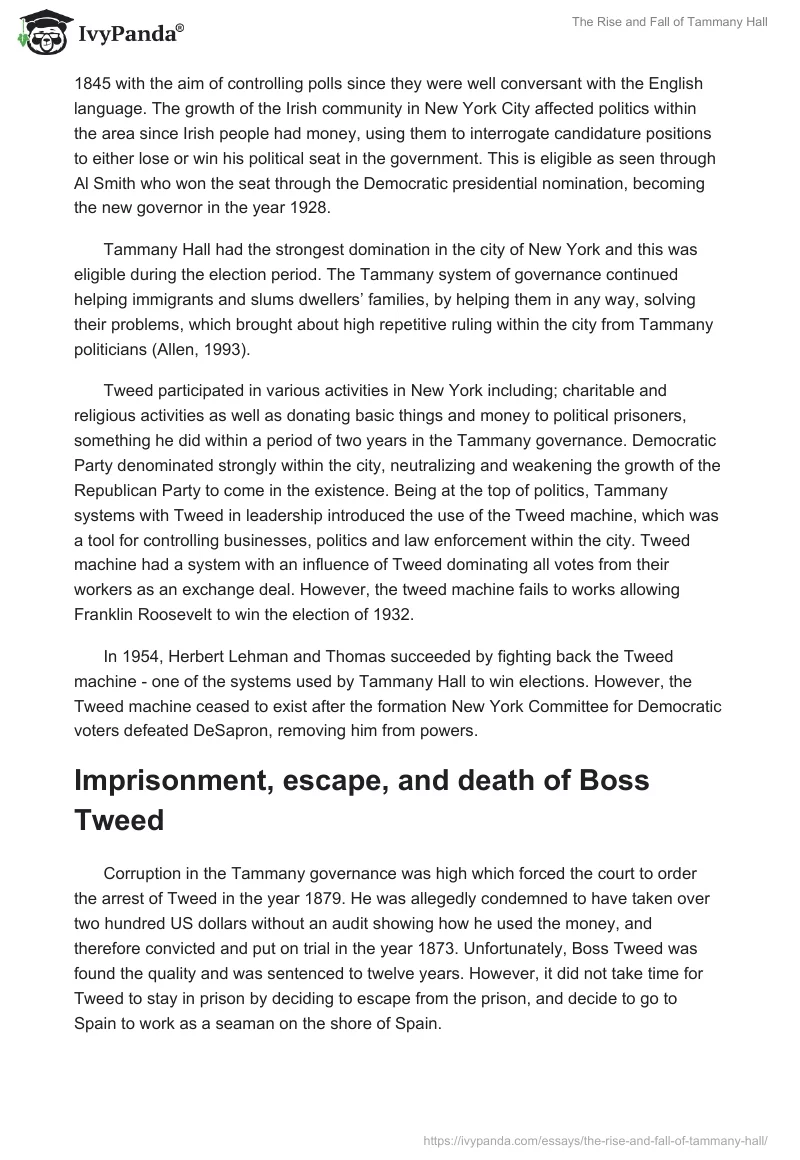 The Rise and Fall of Tammany Hall. Page 3
