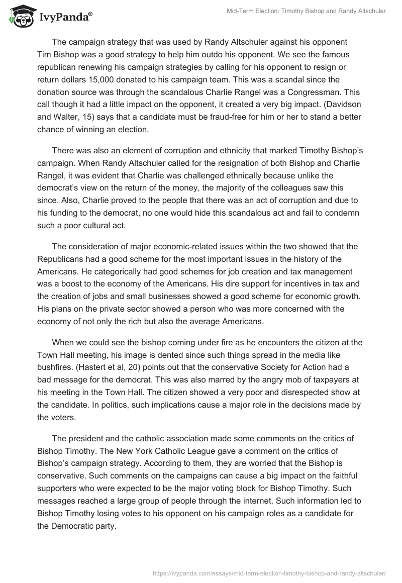 Mid-Term Election: Timothy Bishop and Randy Altschuler. Page 2