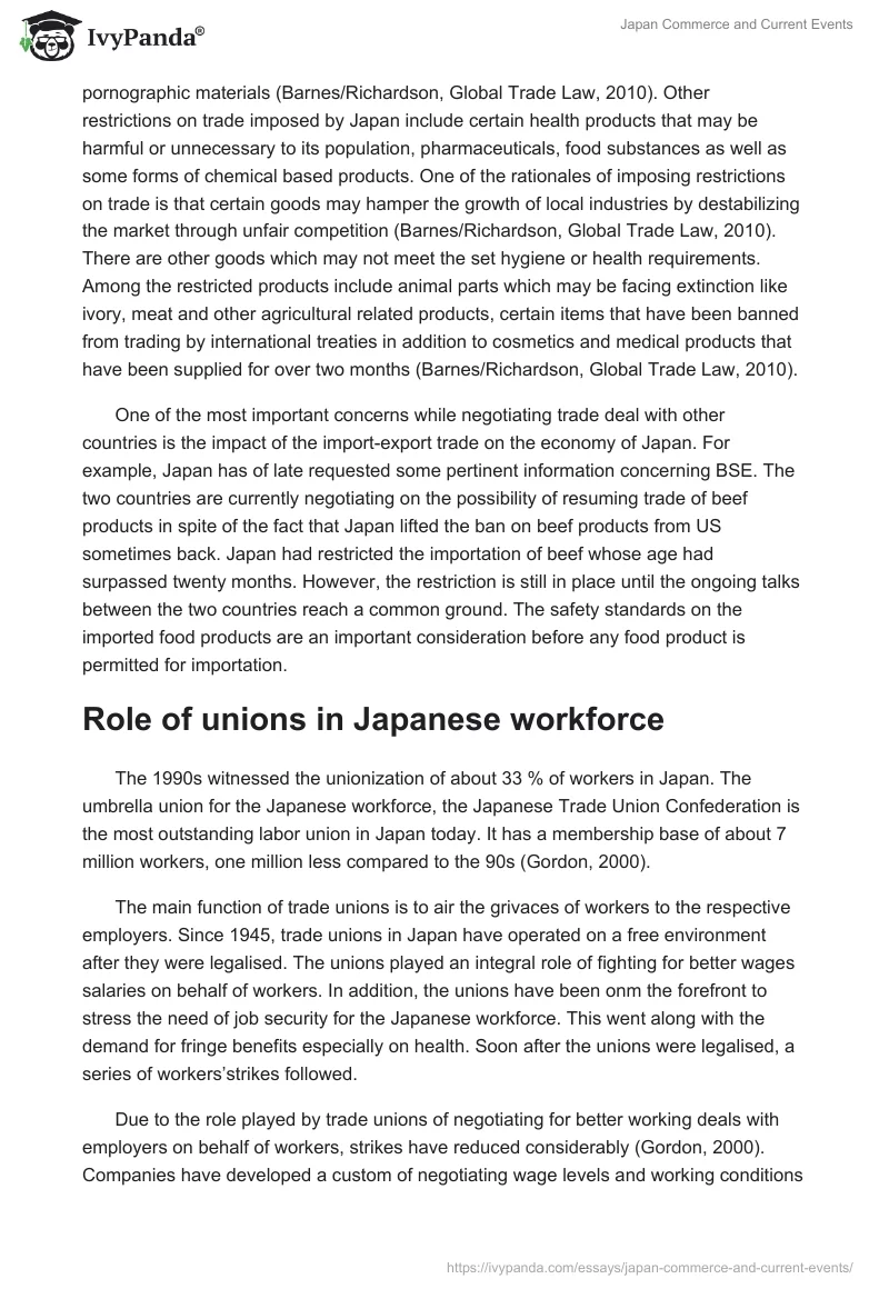 Japan Commerce and Current Events. Page 2