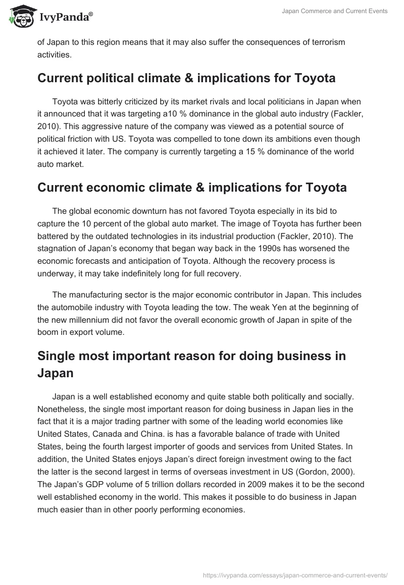 Japan Commerce and Current Events. Page 4
