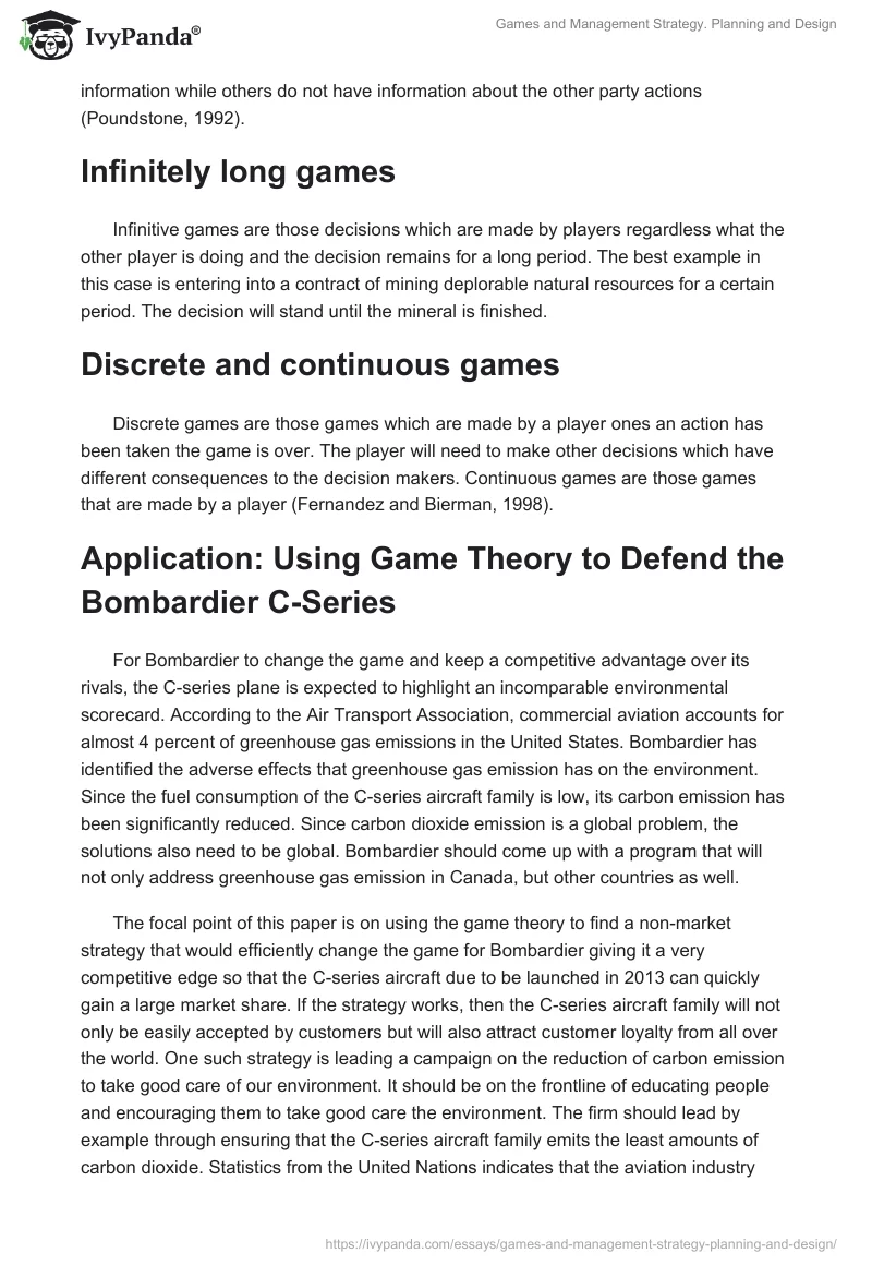 Games and Management Strategy. Planning and Design. Page 4