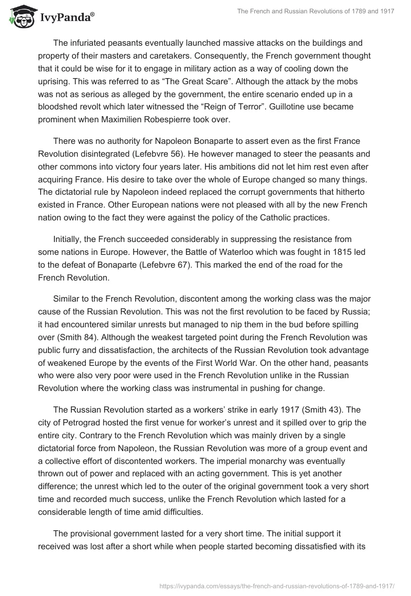The French and Russian Revolutions of 1789 and 1917. Page 2