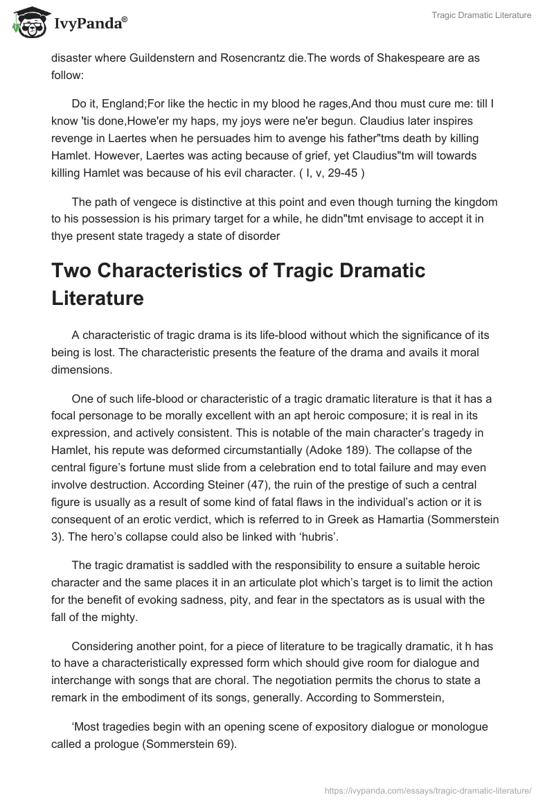 Tragic Dramatic Literature. Page 2