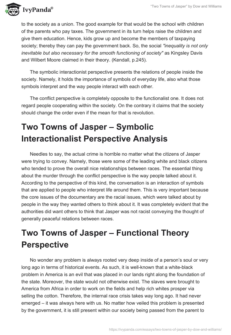 “Two Towns of Jasper” by Dow and Williams. Page 2