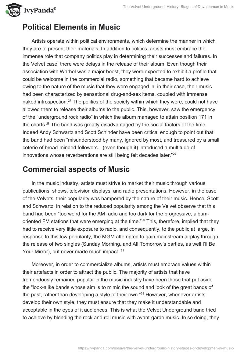 The Velvet Underground: History: Stages of Developmen in Music. Page 4