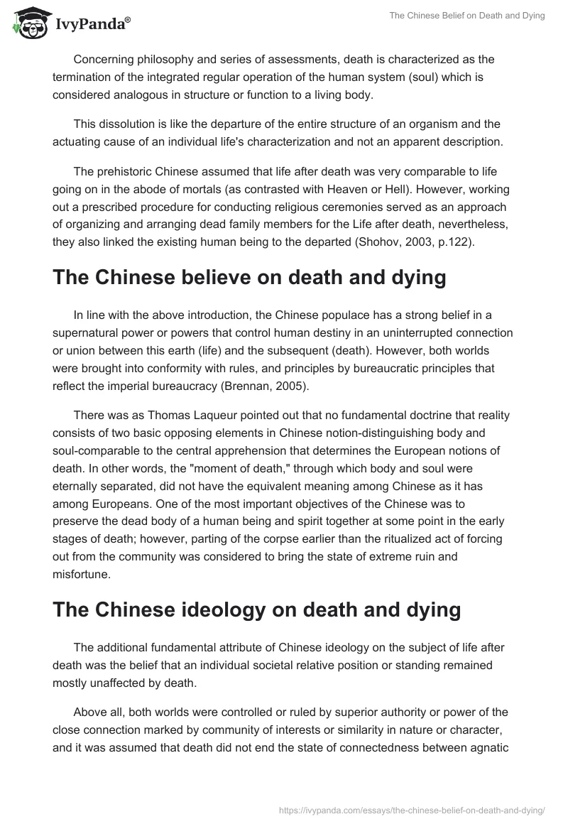 The Chinese Belief on Death and Dying. Page 2