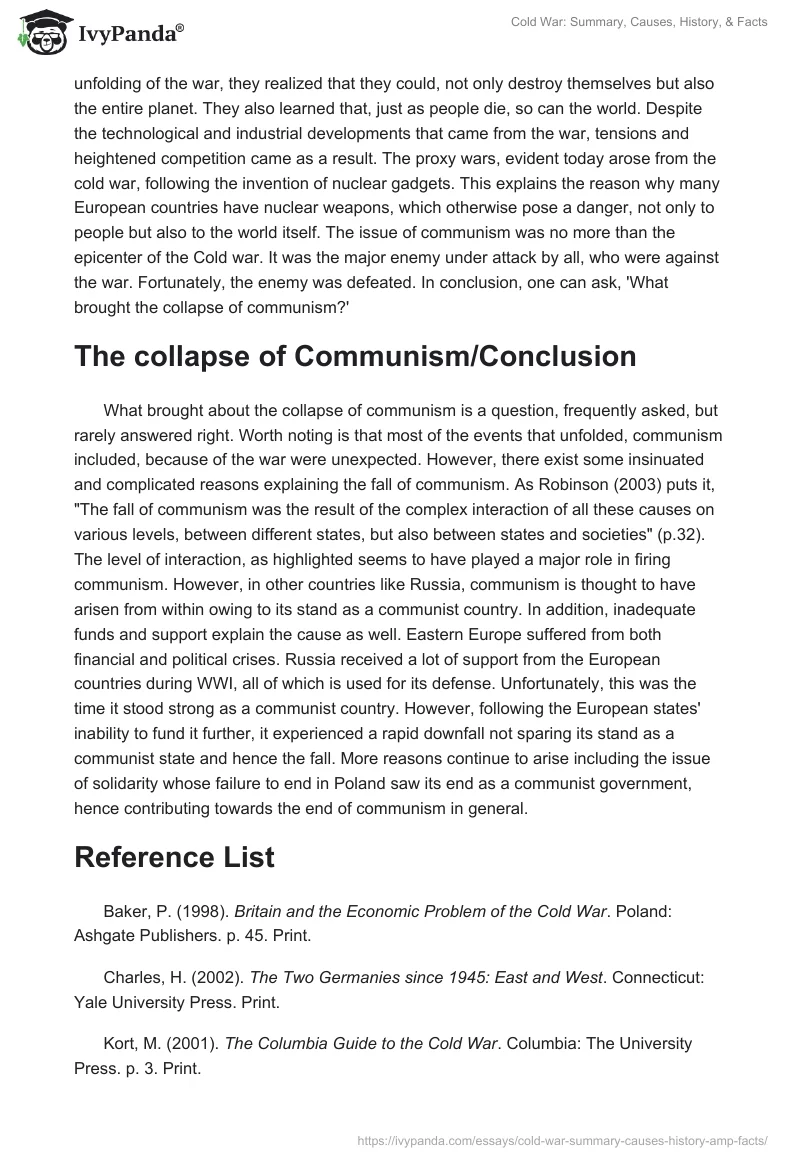 Cold War: Summary, Causes, History, & Facts. Page 4