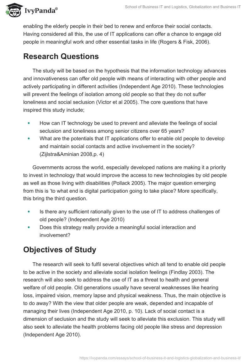 School of Business IT and Logistics, Globalization and Business IT. Page 2