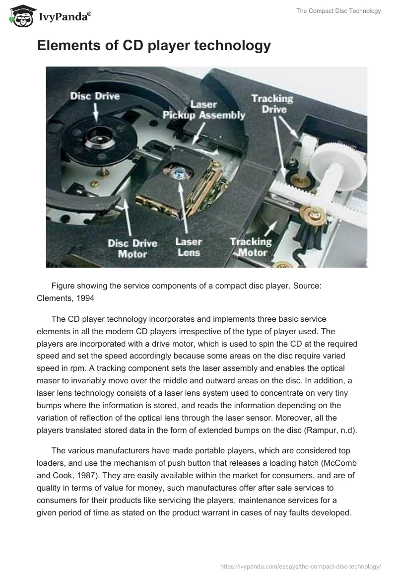 The Compact Disc Technology. Page 2