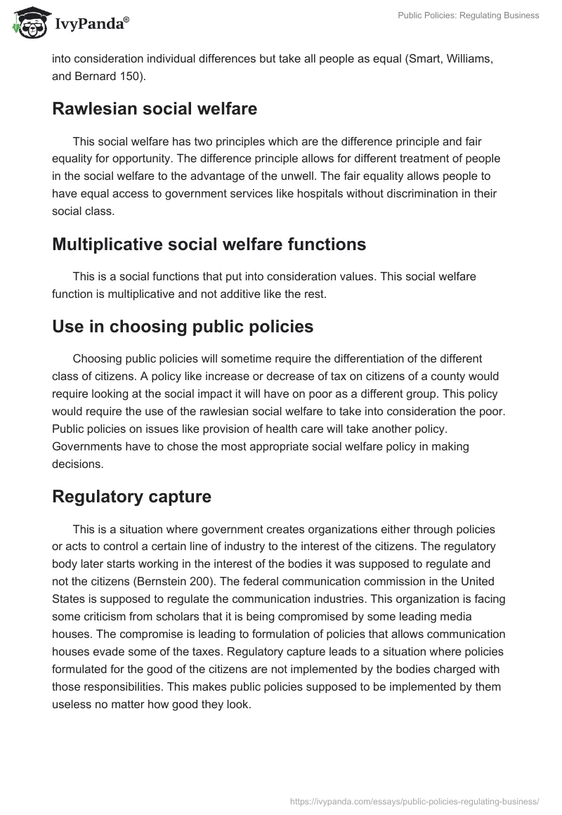 Public Policies: Regulating Business. Page 2