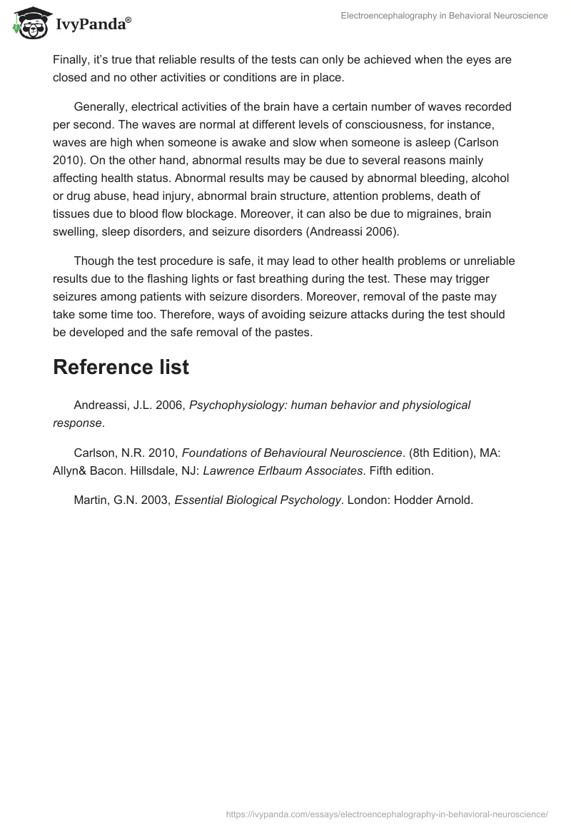 Electroencephalography in Behavioral Neuroscience. Page 4
