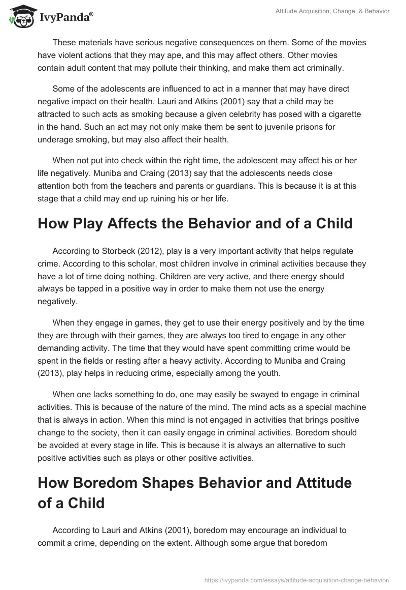 Attitude Acquisition, Change, & Behavior. Page 4