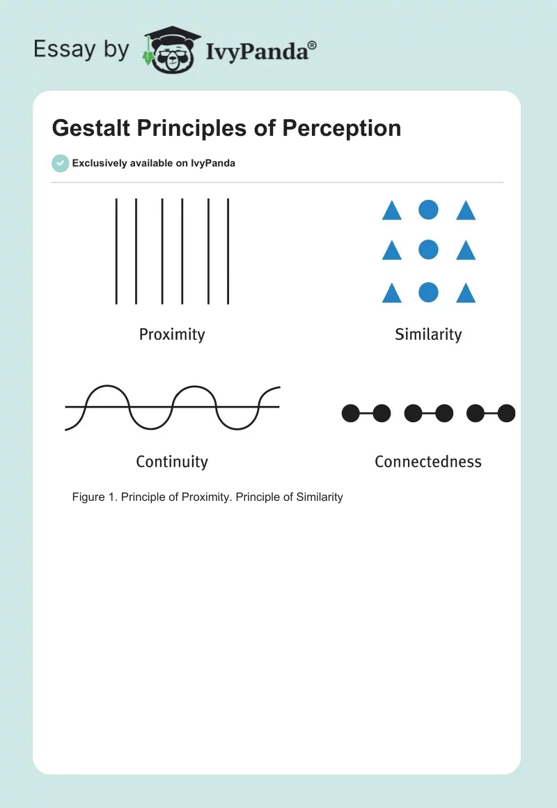 Gestalt Principles of Perception. Page 1