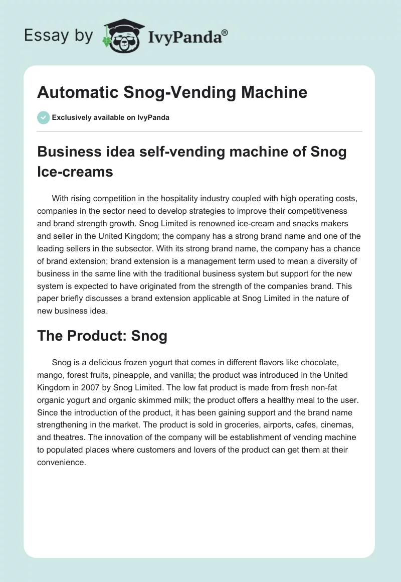 Automatic Snog-Vending Machine. Page 1