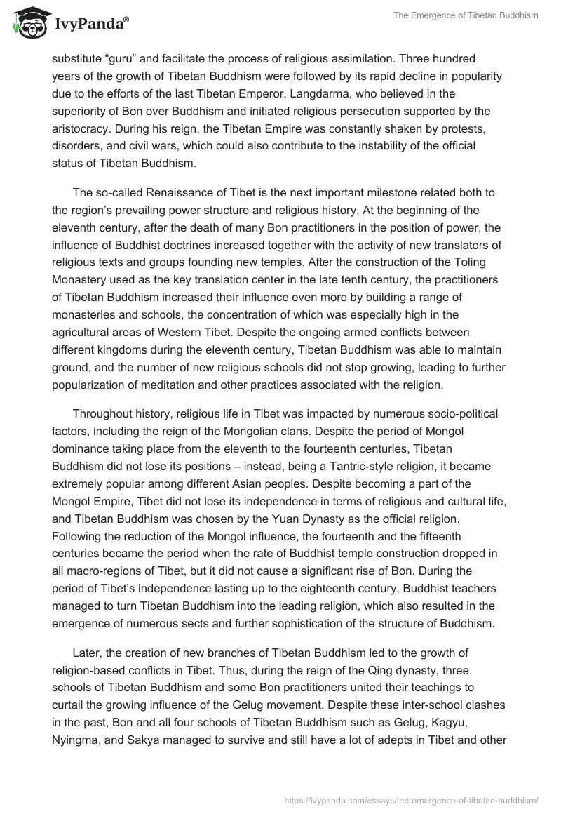 The Emergence of Tibetan Buddhism. Page 2