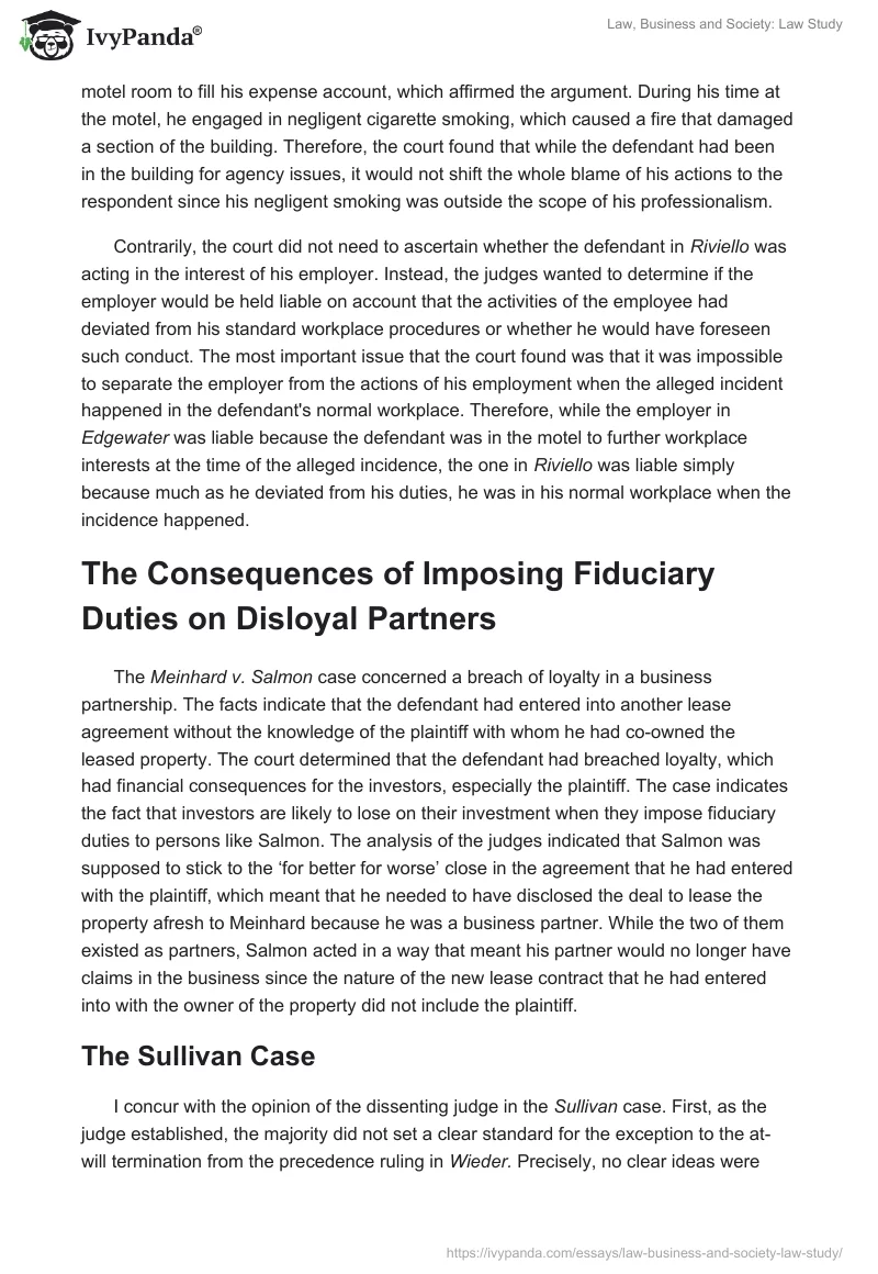 Law, Business and Society: Law Study. Page 2