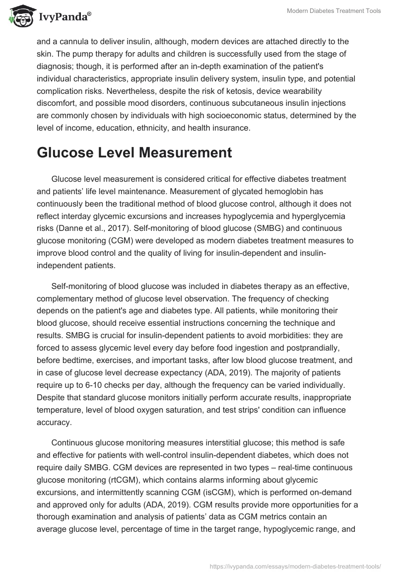 Modern Diabetes Treatment Tools. Page 2