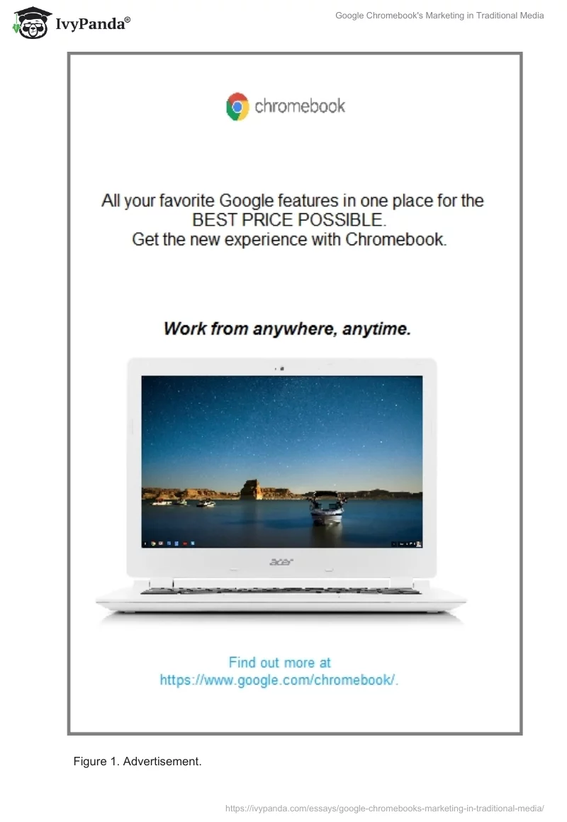 Google Chromebook's Marketing in Traditional Media. Page 3