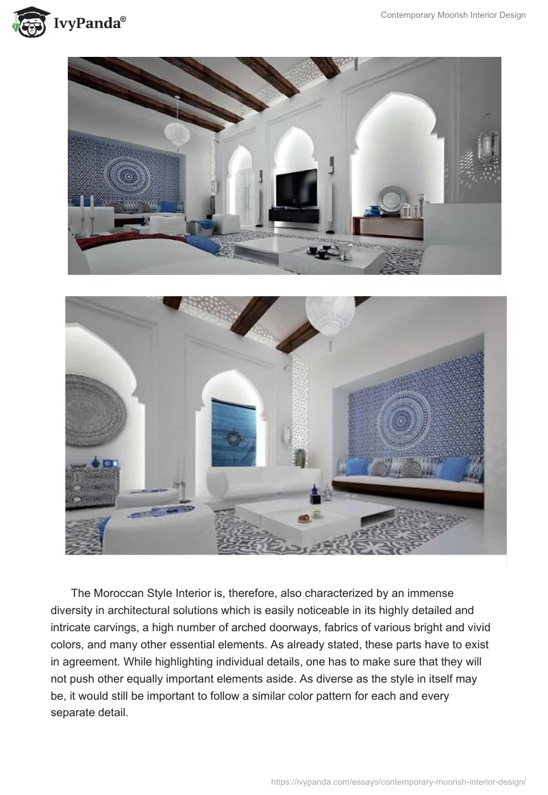 Contemporary Moorish Interior Design. Page 3