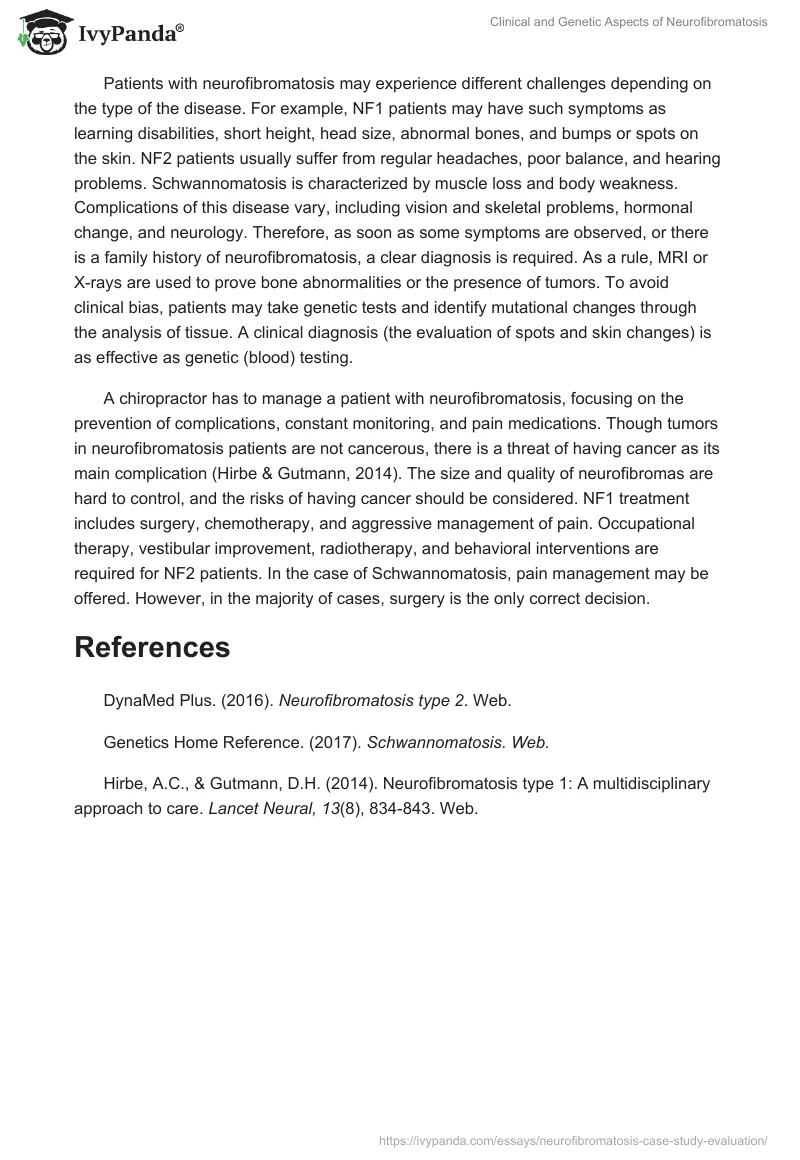 Clinical and Genetic Aspects of Neurofibromatosis. Page 2