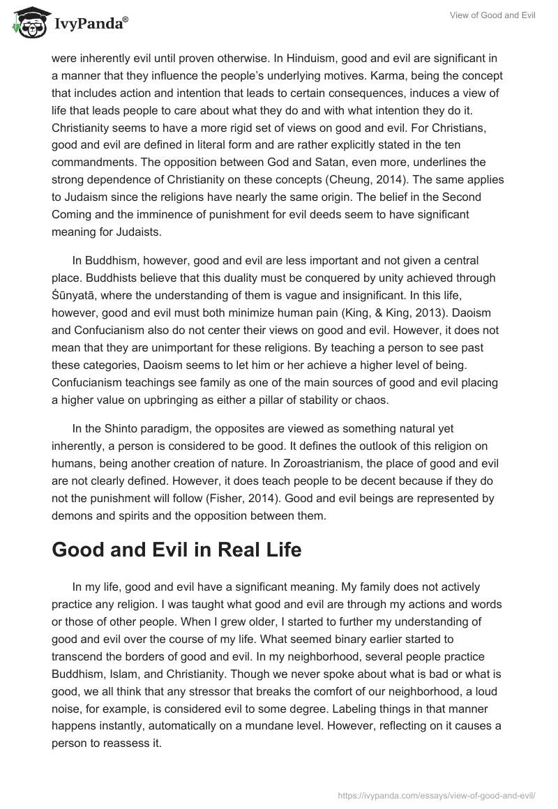 View of Good and Evil. Page 2