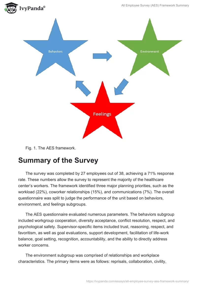 All Employee Survey (AES) Framework Summary. Page 2