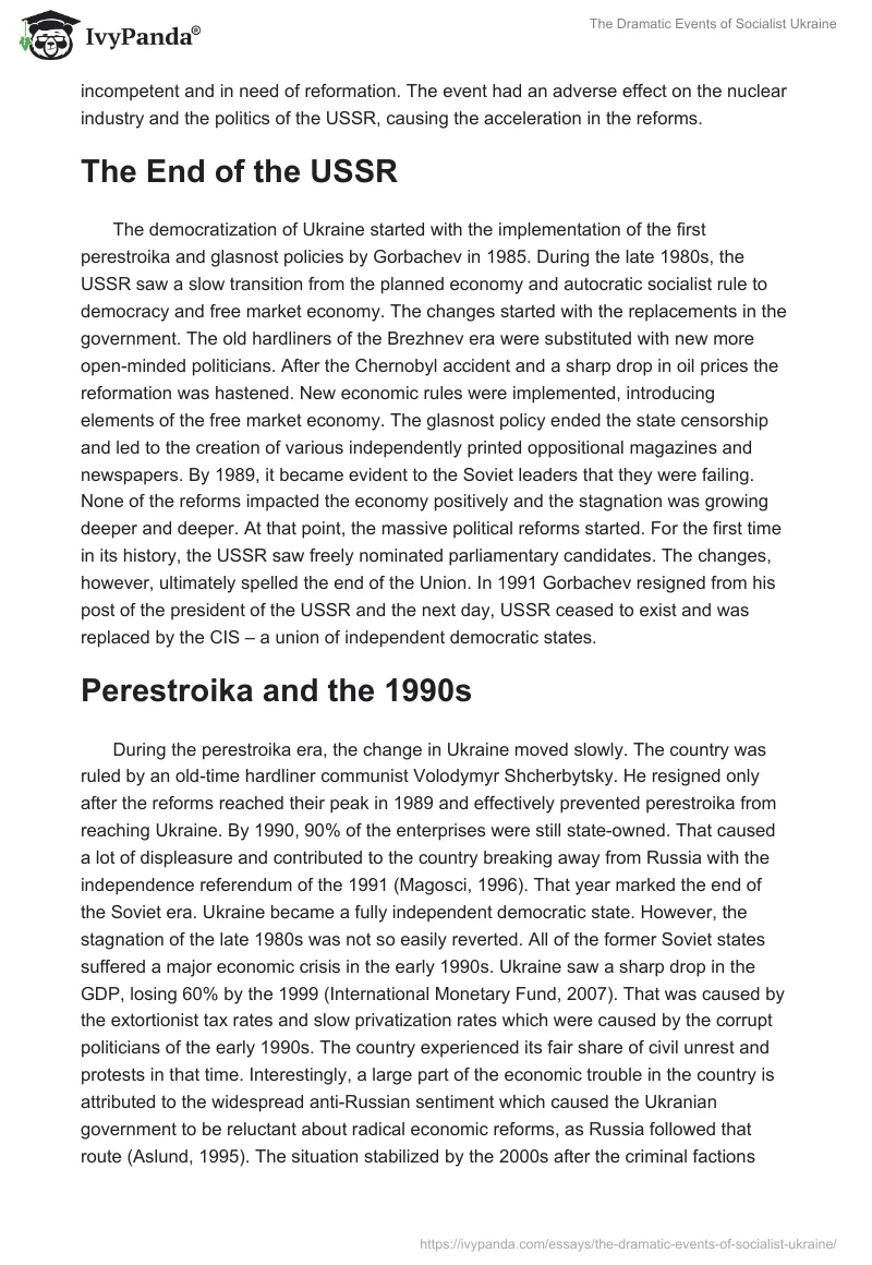 The Dramatic Events of Socialist Ukraine. Page 3