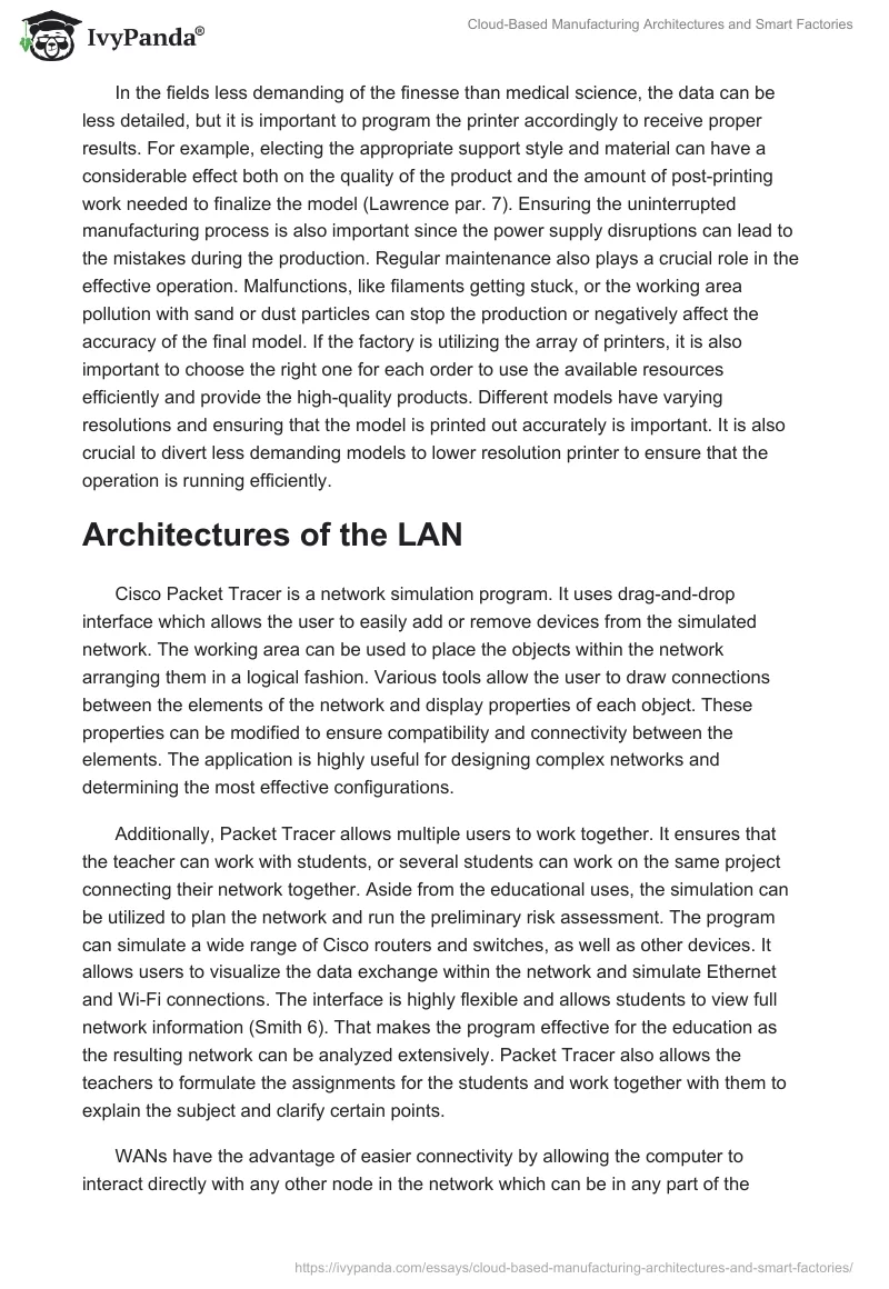 Cloud-Based Manufacturing Architectures and Smart Factories. Page 5