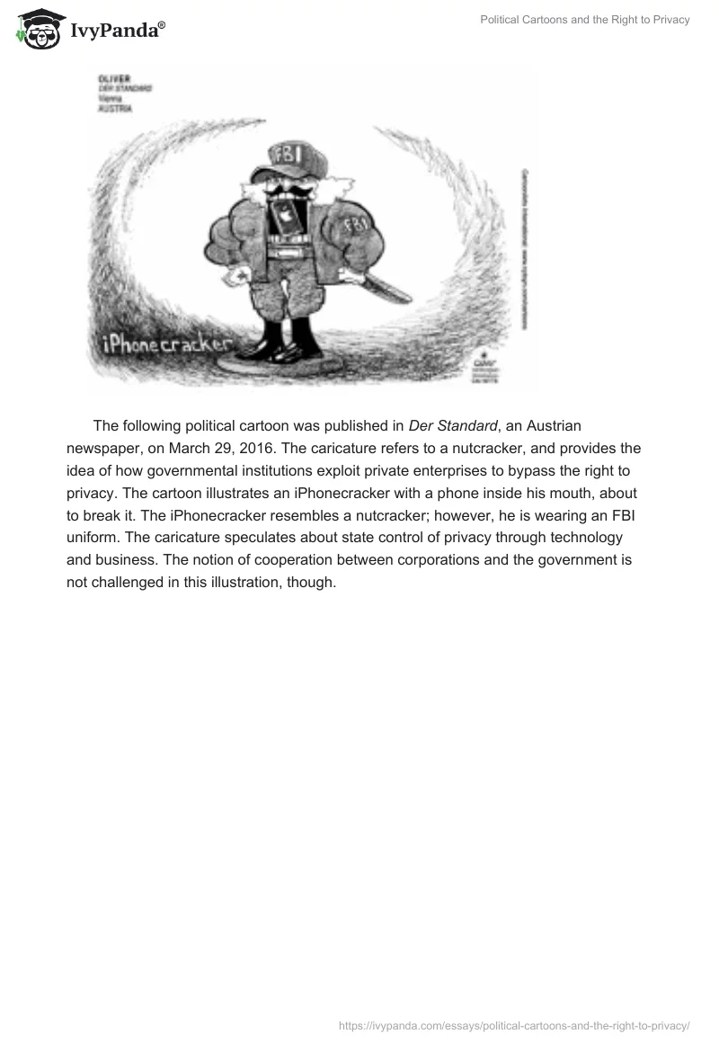 Political Cartoons and the Right to Privacy. Page 4
