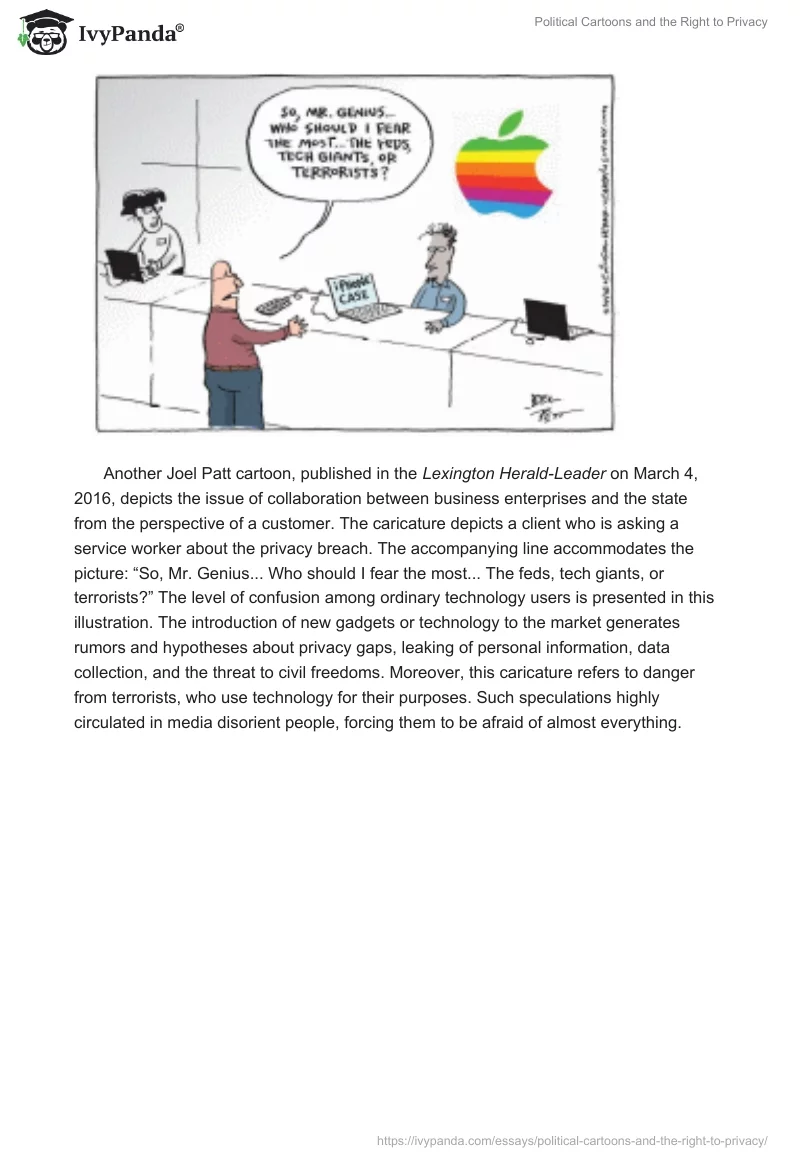 Political Cartoons and the Right to Privacy. Page 5